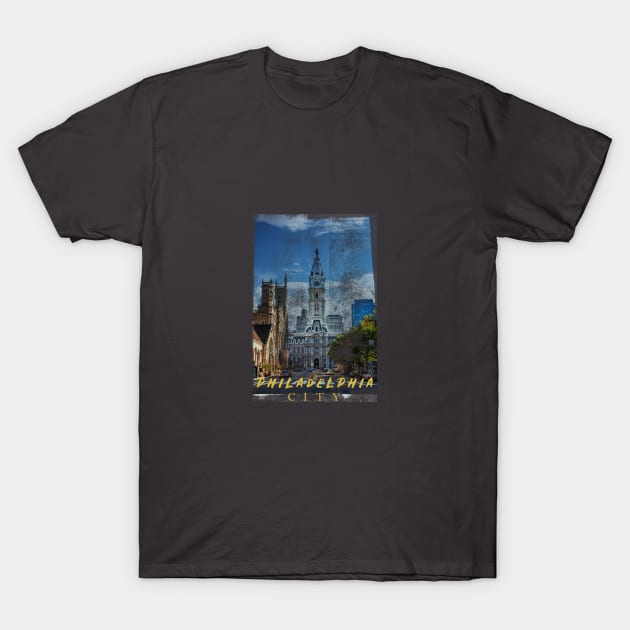 Philadelphia Building T-Shirt by DoyDrCreative